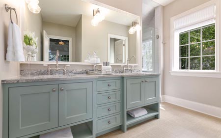 High Quality Granite Bathroom countertop.